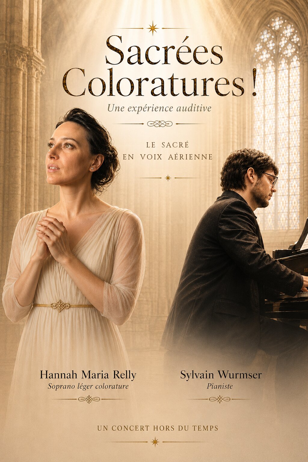 Affiche du concert Sacrées Coloratures !