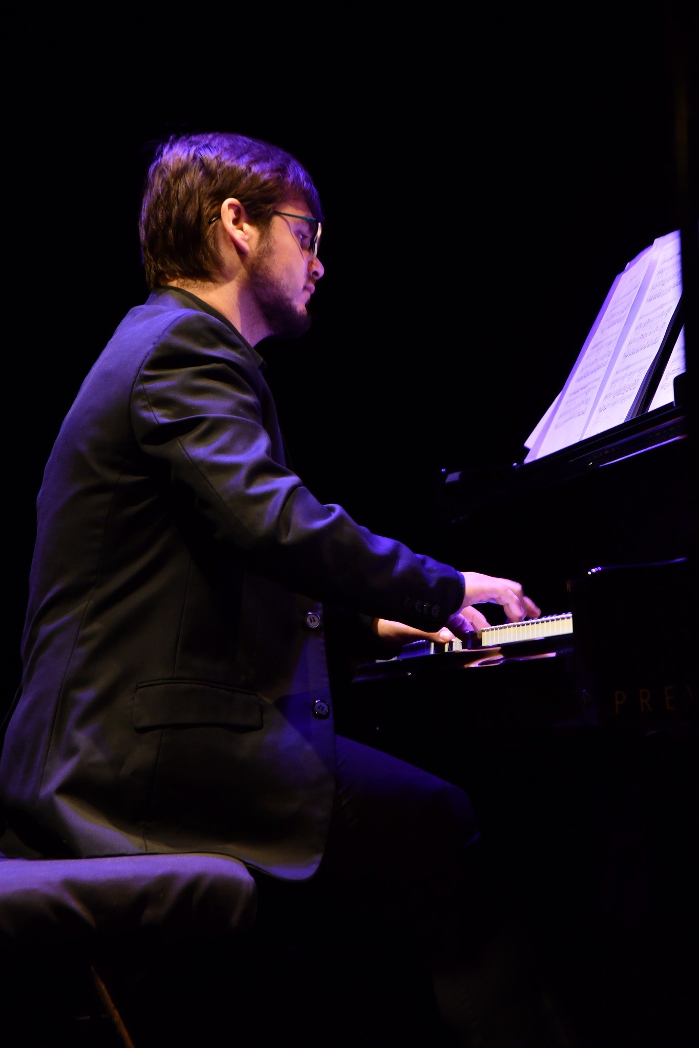 Sylvain Wurmser au piano, en concert