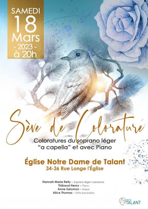 Affiche du concert Sève de Colorature, 2023